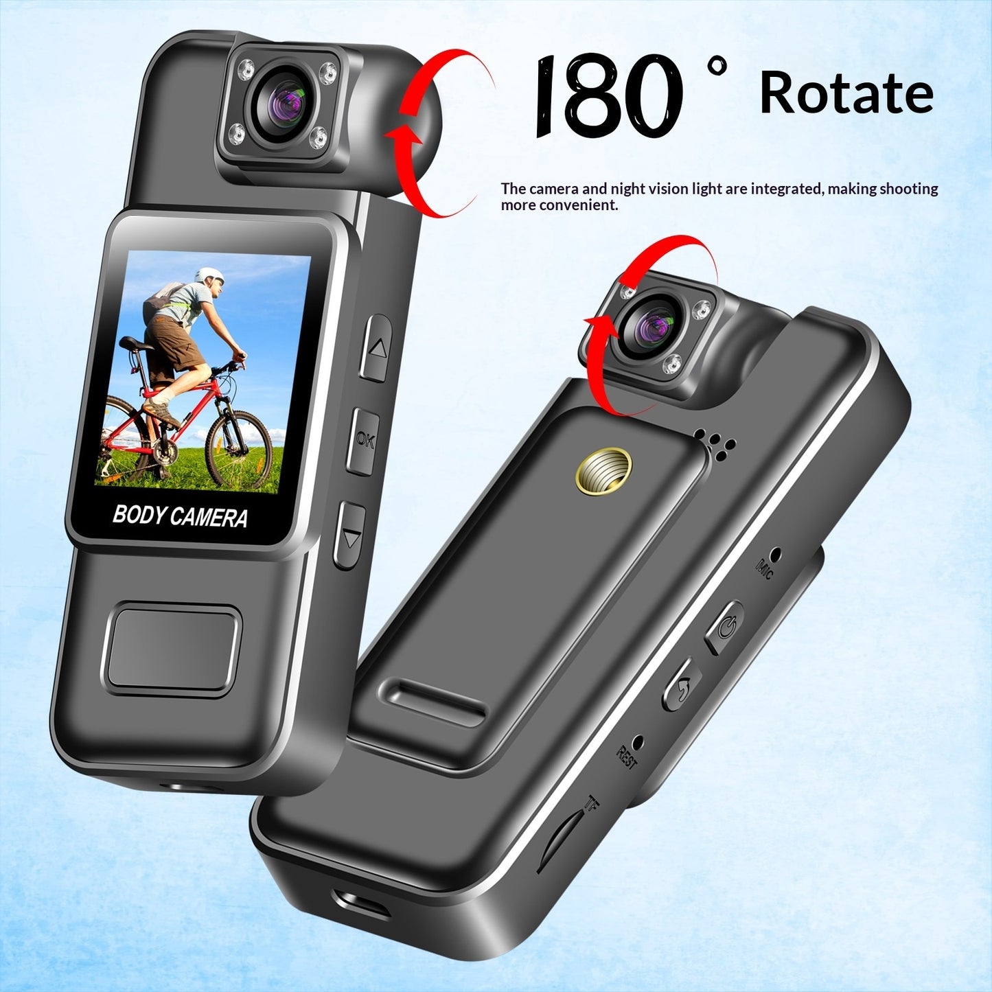 Handheld Pocket Mini Camera Portable Bike Sports Camera