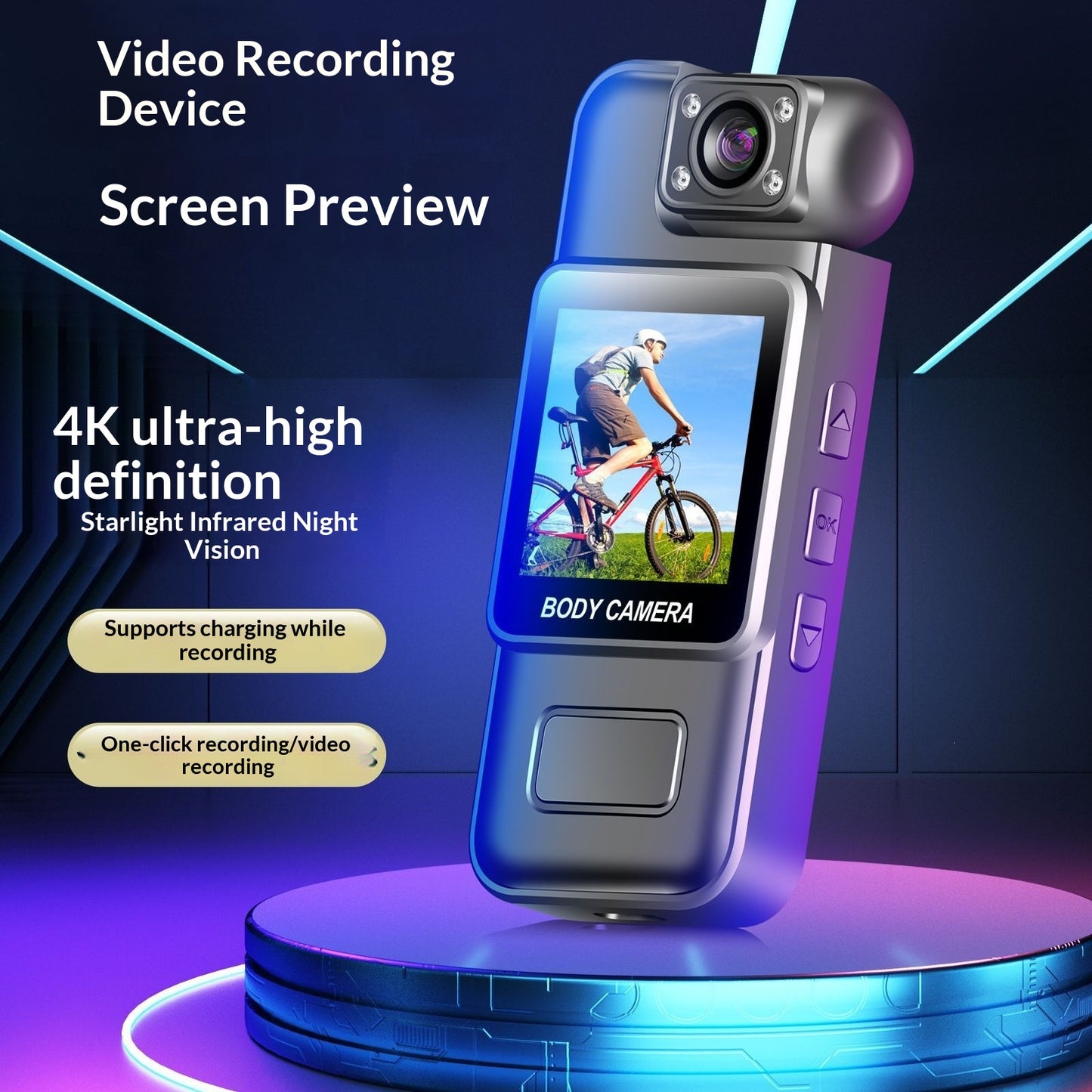Handheld Pocket Mini Camera Portable Bike Sports Camera