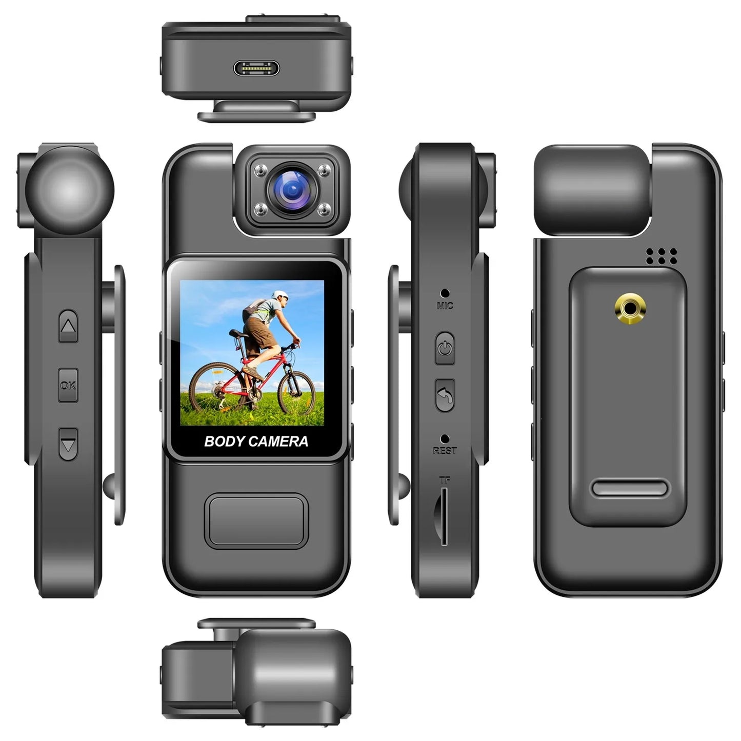 Handheld Pocket Mini Camera Portable Bike Sports Camera